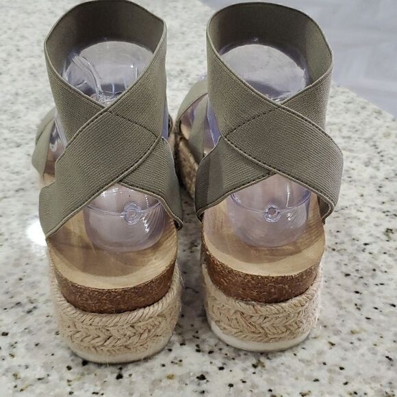 Esprit Espadrilles Platform Sandals Size 7.5 - Picture 4 of 7